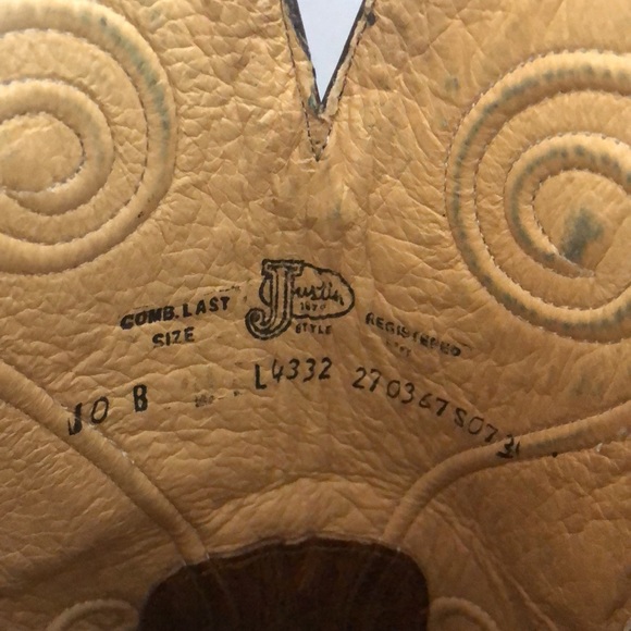 Justin Cowboy Boots - Picture 10 of 12